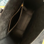 Saint Laurent Le 5 A 7 Soft Small Hobo Bag In Smooth Leather Black